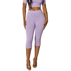 Lilac Capri leggings